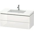 thumbnail image 1 of Duravit Lc6928 L-Cube 39" Wall Mounted Single Basin Vanity Set - White, 1 of 2