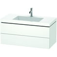 thumbnail image 1 of Duravit Lc6928 L-Cube 39" Wall Mounted Single Basin Vanity Set - White, 1 of 2