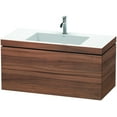 thumbnail image 1 of Duravit Lc6928 L-Cube 39" Wall Mounted Single Basin Vanity Set - Wood, 1 of 2