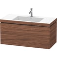 thumbnail image 1 of Duravit Lc6928 L-Cube 19" Wall Mounted Single Basin Vanity Set - Wood, 1 of 1