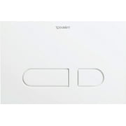 Duravit WD5008011090 7.5 x 0.375 in. Plastic Actuator Plate, White