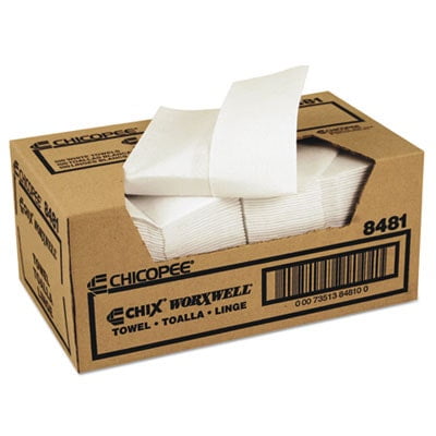 Durawipe Shop Towels, 13 x 15, Z Fold, White, 100/Carton Durawipe Shop Towels, 13 x 15, Z Fold, White, 100/Carton