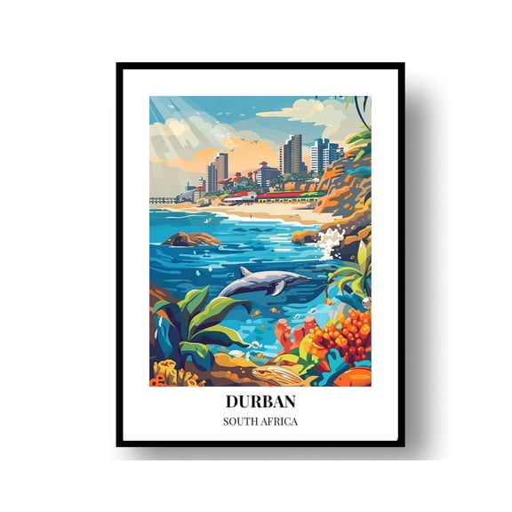 Durban Travel South Africa City Wall Art
