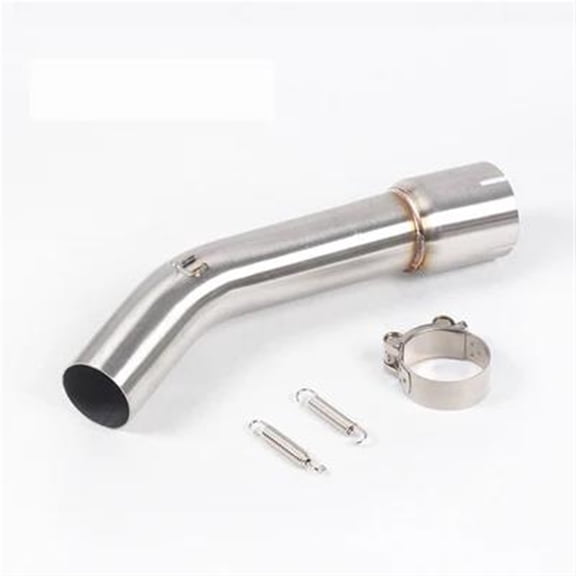 Durble Parts Motorcycle Exhaust Pipe Middle Link Pipe Slip On For Yamaha FZ1 FZ1N FZ1000 2006 2007-2015