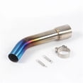 thumbnail image 1 of Durble Parts Motorcycle Exhaust Pipe Middle Link Pipe Slip On For Yamaha FZ1 FZ1N FZ1000 2006 2007-2015, 1 of 3