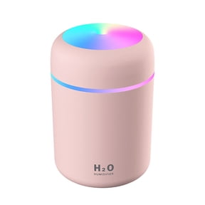 Durcord 300ML Cool Mist Humidifier for Baby, Usb Powered Quiet Ultrasonic Aroma Diffuser Auto Shut-off, Pink