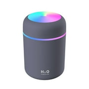 Durcord Portable Mini Humidifier, 300ml Small Cool Mist Humidifier, Quiet Humidifier for Car-Black