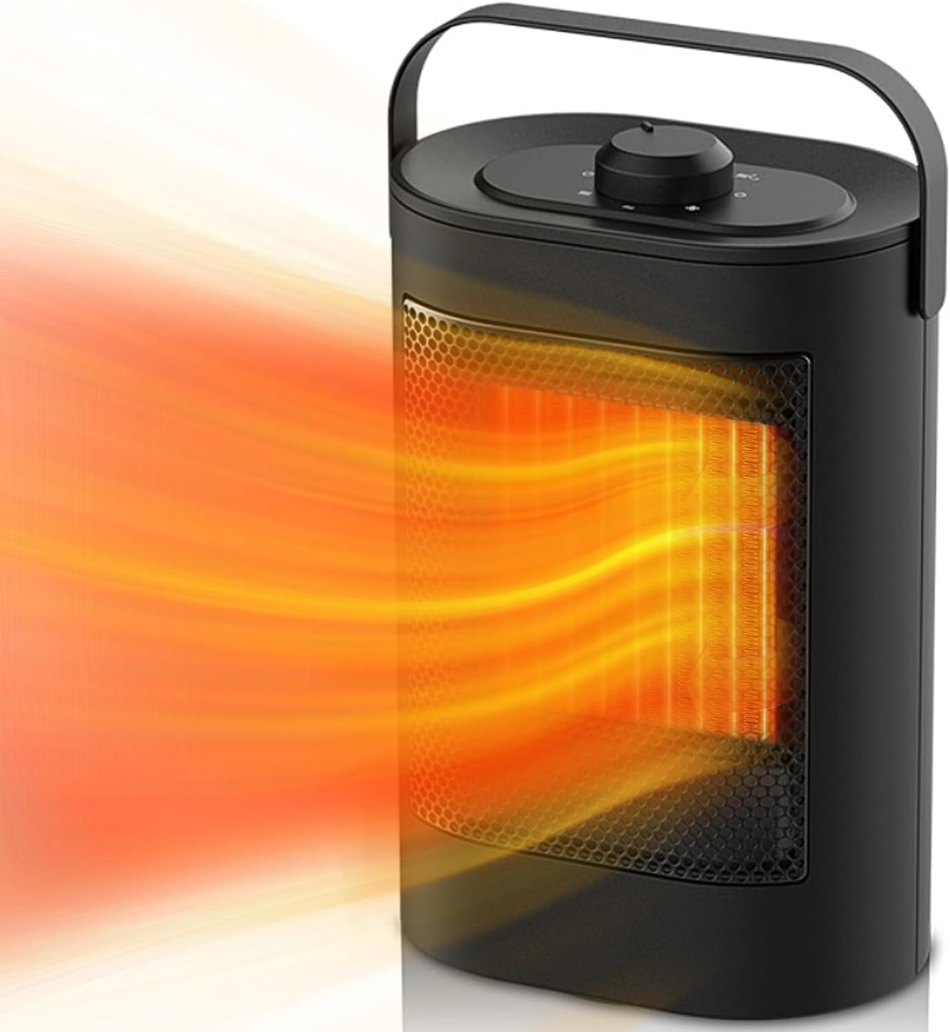 Durcord Portable Space Heater,1500w Small Heater With Heating and Fan