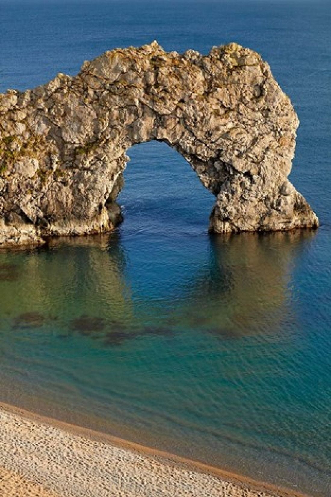 Durdle Door Arch Jurassic Coast World Heritage Site Dorset England Canvas Art - David Wall DanitaDelimont (25 x 38)