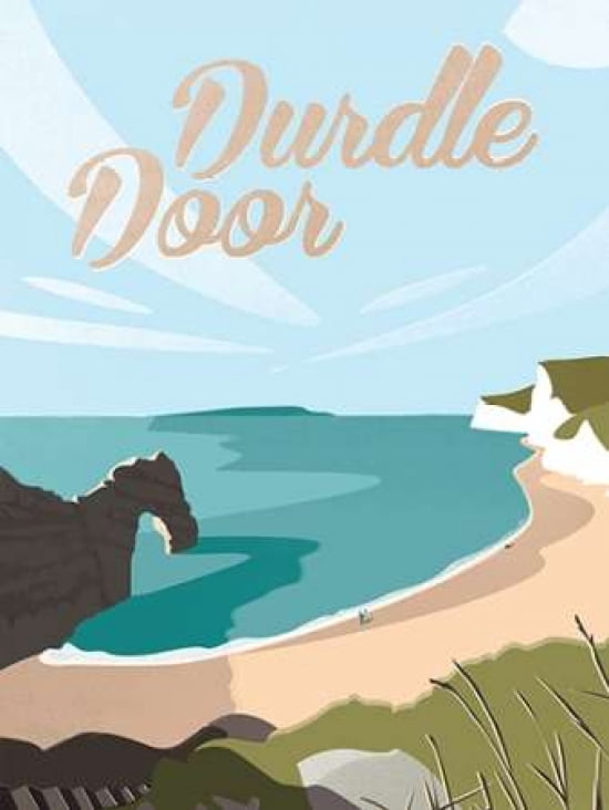 Durdle Door Canvas Art - Adam McNaught-Davis (18 x 24)