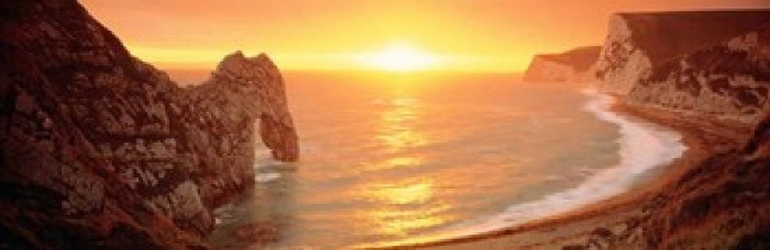 Durdle Door Dorset England Canvas Art - Panoramic Images (37 x 12)