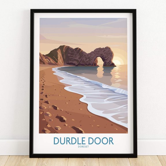 Durdle Door Wall Art Dorset Limestone Arch Canvas Print