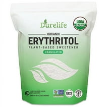 Durelife USDA organic erythritol sweetener 5 lb, non gmo verified, Keto certified, No After Taste, Kosher, Zero Calorie Plant-Based Sugar Alternative