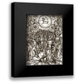 thumbnail image 1 of Durer, Albrecht 11x14 Black Modern Framed Museum Art Print Titled - The Revelation Of St John 13, 1 of 5