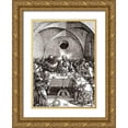 thumbnail image 1 of Durer, Albrecht 11x14 Gold Ornate Wood Framed with Double Matting Museum Art Print Titled - The Great Passion 9, 1 of 4