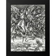 thumbnail image 1 of Durer, Albrecht 19x24 Black Modern Framed Museum Art Print Titled - St. Michael Fighting the Dragon, 1 of 4