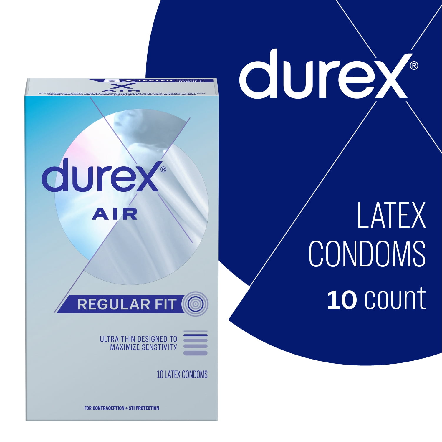 Durex Air Condoms, Extra Thin, Transparent Natural Tanzania