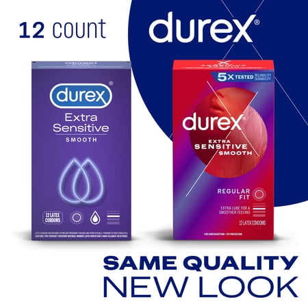 Durex Condom Extra Sensitive Smooth Condoms 12ct.
