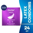 thumbnail image 1 of Durex Condoms For Men, Extra Sensitive Thin Condoms, Lubricated Rubber Latex, FSA/HSA, 24 ct, 1 of 15