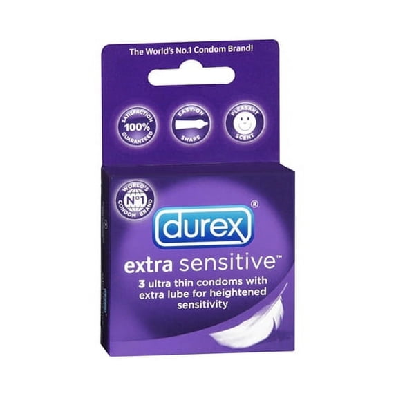 Durex Extra Sensitive Ultra Thin Condoms - 24 Ea, 2 Pack