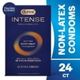 thumbnail image 1 of Durex Intense Ultra Thin Non-Latex Nitrile Condoms, Silicone Lubricated, 24 Count, 1 of 13