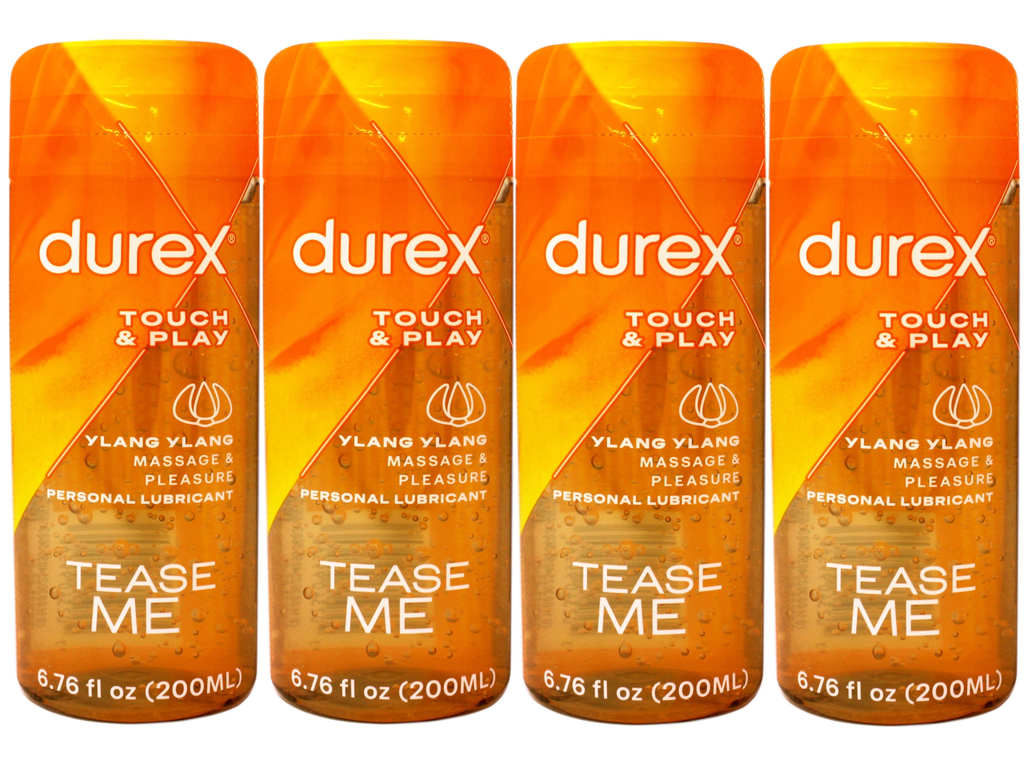 Durex Massage & Play 2-in-1 Massage Gel & Personal Lubricant, Sensual 6.76  oz (Pack of 4) - Walmart.com