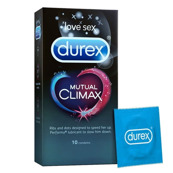 Durex Mutual Climax Condoms for Men & Women – 10 Count
