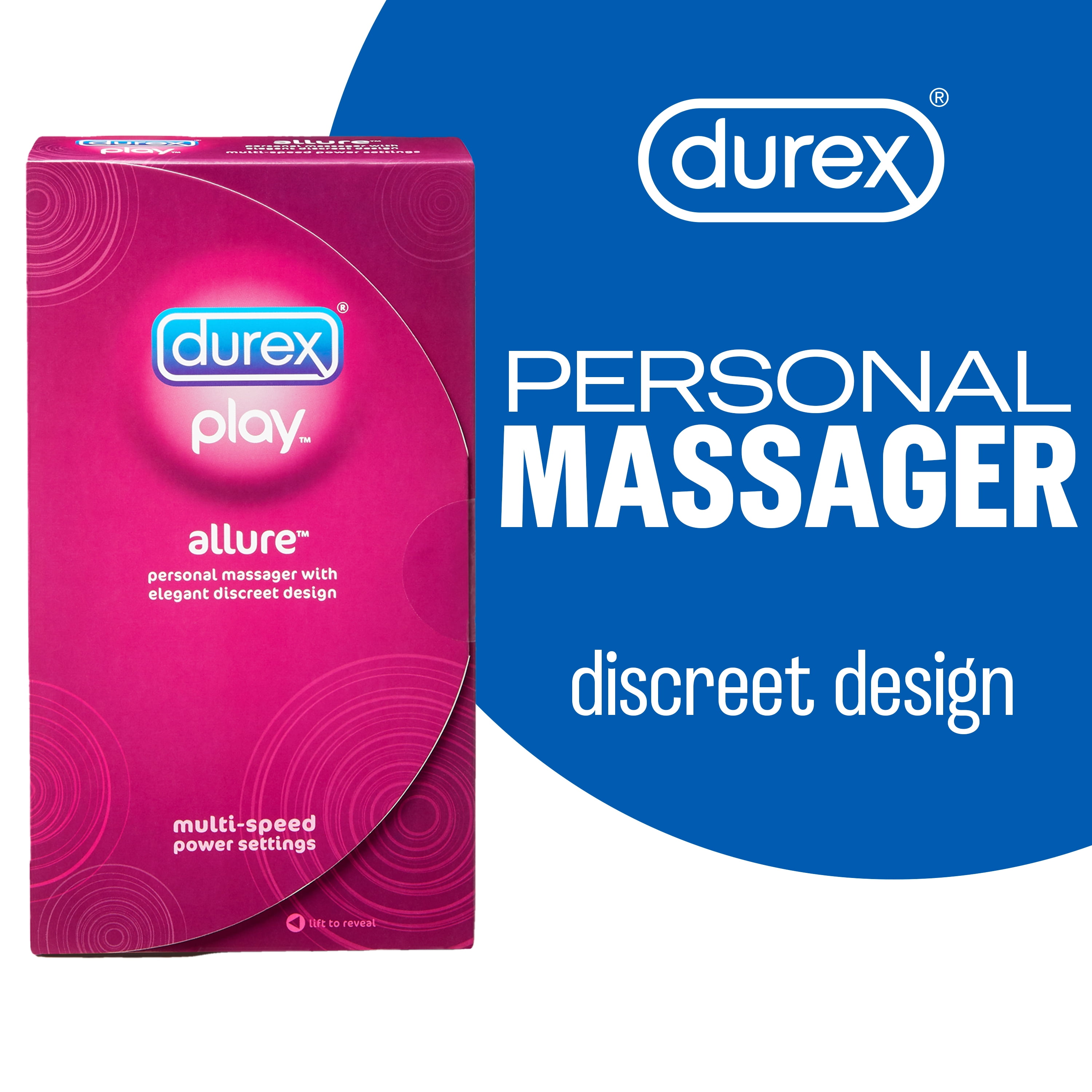 Durex Play Allure Vibrating Personal Massager Vibrator, 1 Count image
