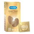 thumbnail image 1 of Durex Real Feel Condoms for Men – 10 Count, 1 of 2