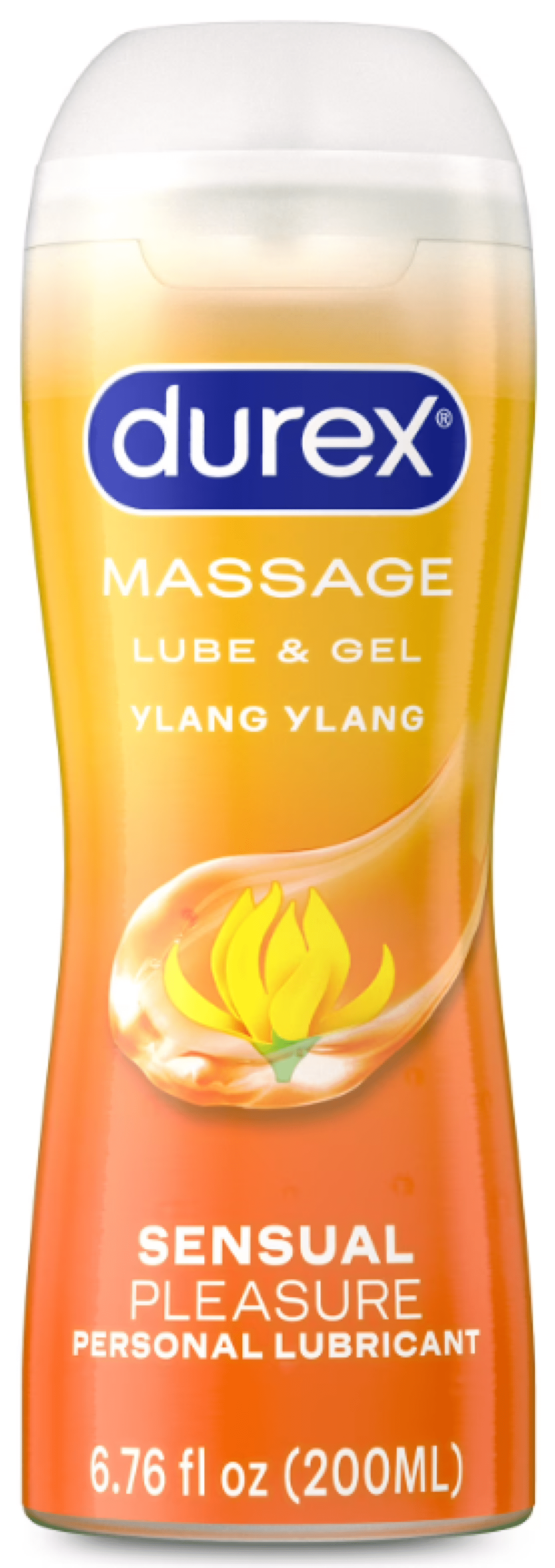 Durex Touch & Play Water Based Personal Lubricant for Sex, Massage & Pleasure, Ylang Ylang, 6.76 fl oz