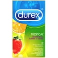 thumbnail image 1 of Durex Tropical Flavors Flavored Premium Condoms, 12 ct (Pack of 2), 1 of 4