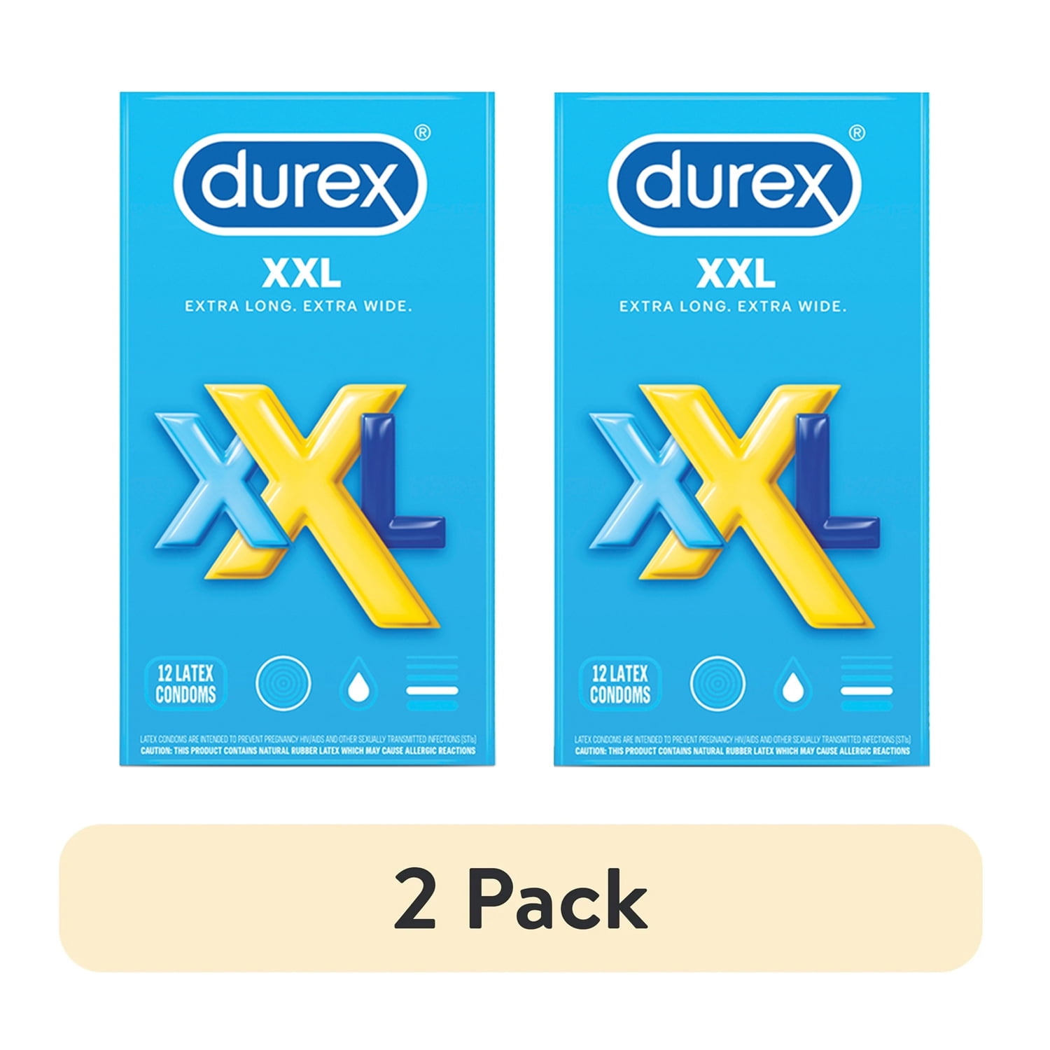 Durex XXL Condom 12 ct (Pack of 2)