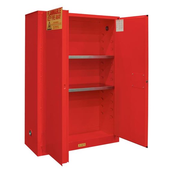 Durham 1045M-17 45 gal Manual Flammable Storage Cabinet, Red