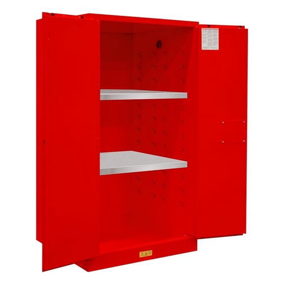Durham 1060M-17 60 gal Manual Flammable Storage Cabinet, Red