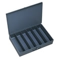thumbnail image 1 of Durham 117-95-IND Gray Cold Rolled Steel Individual Large Vertical Box, 18" Width x 3" Height x 12" Depth, 6 Compartment, 1 of 1