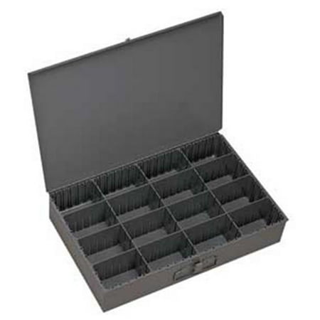Durham 131-95 3 in. Large Scoop Compartment Expando-Box with Moveable Gray - Pack of 4