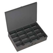 Durham 131-95 3 in. Large Scoop Compartment Expando-Box with Moveable Gray - Pack of 4