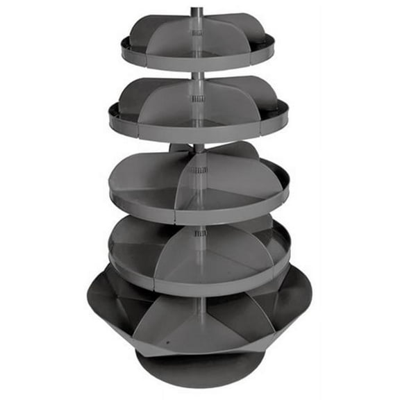 Durham 1700-95 No. 95 Rotabin Storage Multi-Sized Merchandising, Gray