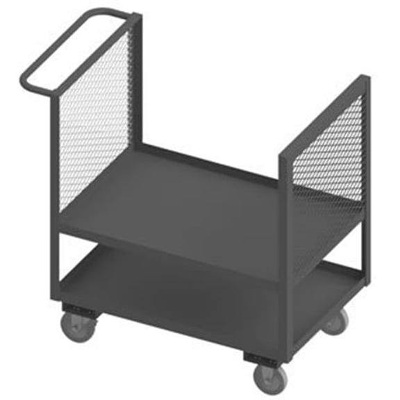 Durham 2SLT-EX1836-1.2K-95 40 in. Steel Mesh Truck, Gray - 1200 lbs