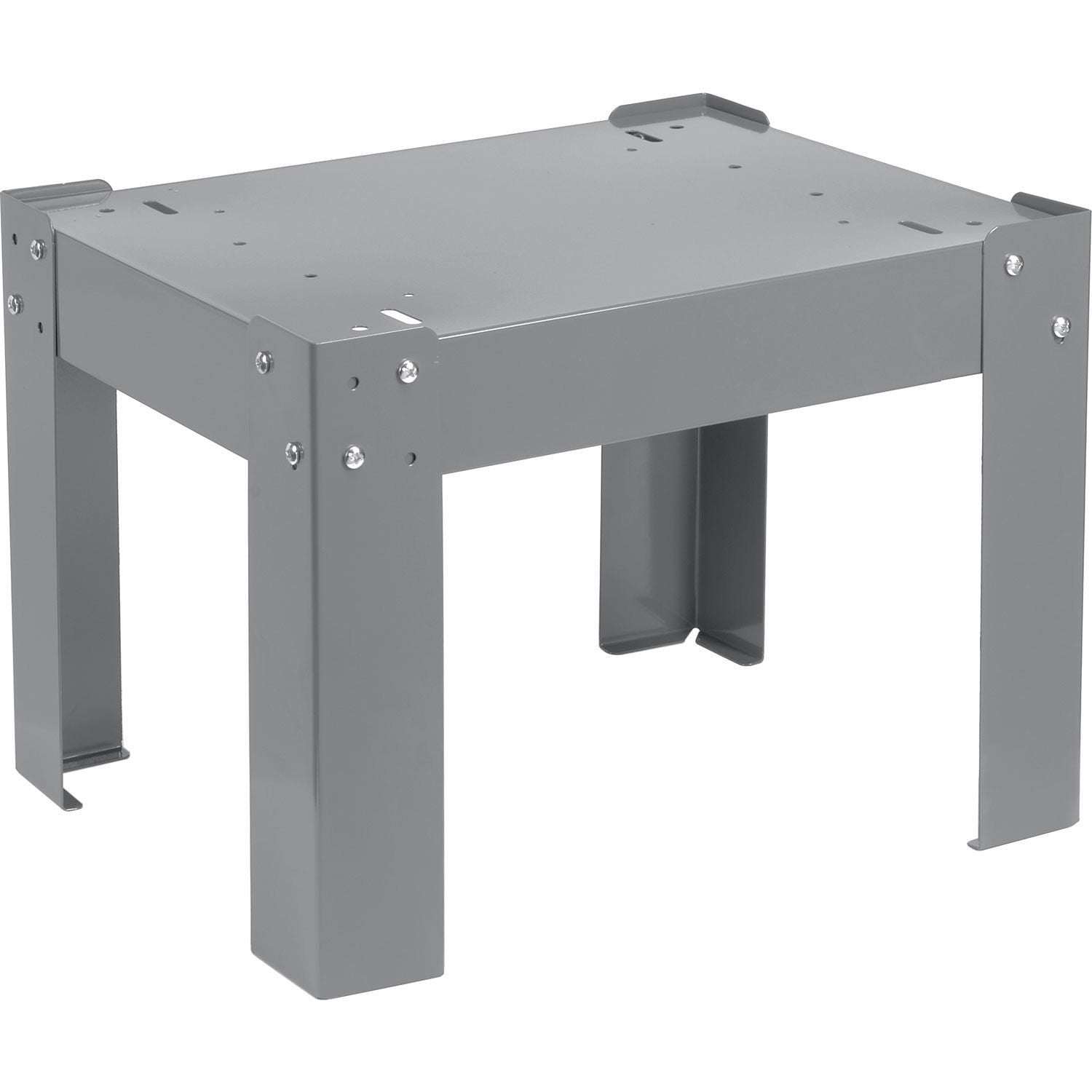 Durham 304-95 Gray Steel Base For Large Slide Racks, 20-5/8