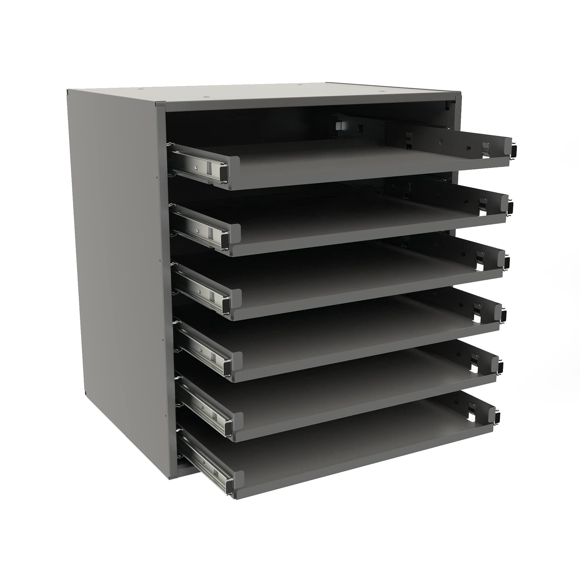 Durham 308B-95 Gray Cold Rolled Steel Bearing Rack for 6 Small Metal ...