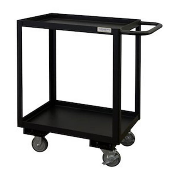 Durham  33 in. Rolling Service Cart, Black - 1200 lbs
