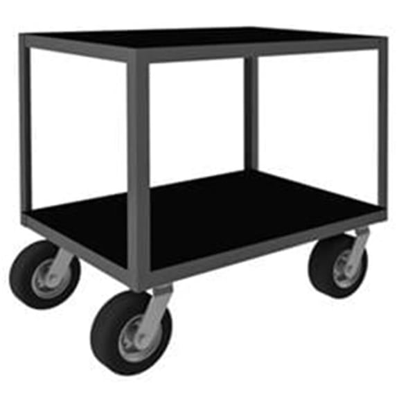 Durham 34 in. 4 Swivel Casters with Brakes, Gray