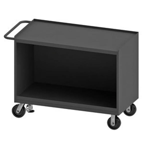Durham 3410-FL-95 38 in. 14 Gauge Mobile Bench Cabinets, Gray