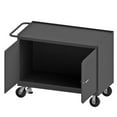 thumbnail image 1 of Durham 3411-FL-95 38 in. 14 Gauge Mobile Bench Cabinets, Gray, 1 of 1