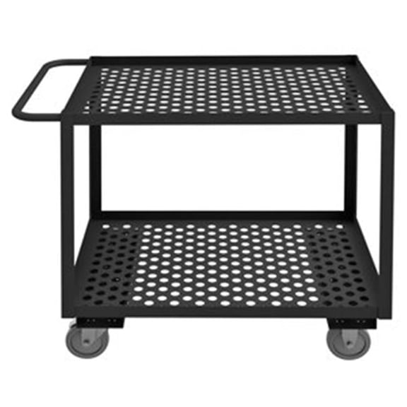 Durham 35 in. Rolling Service Cart, Gray - 1200 lbs