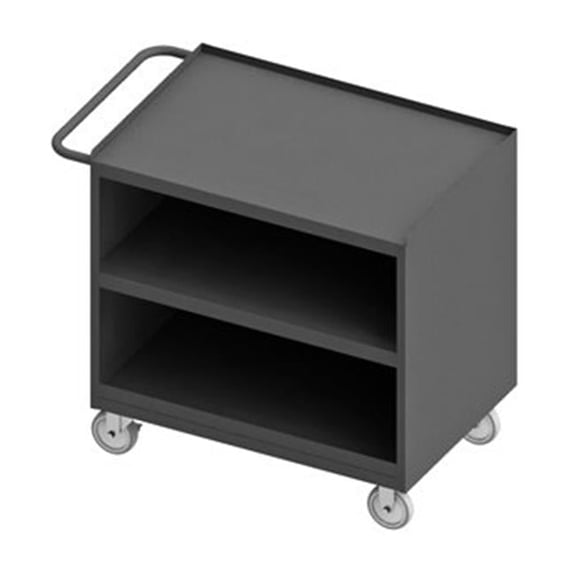 Durham 36 in. 14 Gauge Mobile Bench Cabinets, Gray