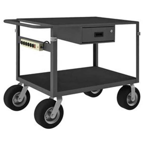 Durham 36 in. Instrument Cart, Gray - 1000 lbs