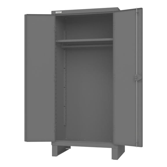 Durham 3702HB-1S-95 14G-HDC 24 x 36 x 78 in. 1 Shelves 6 in. Cabinet - Gray