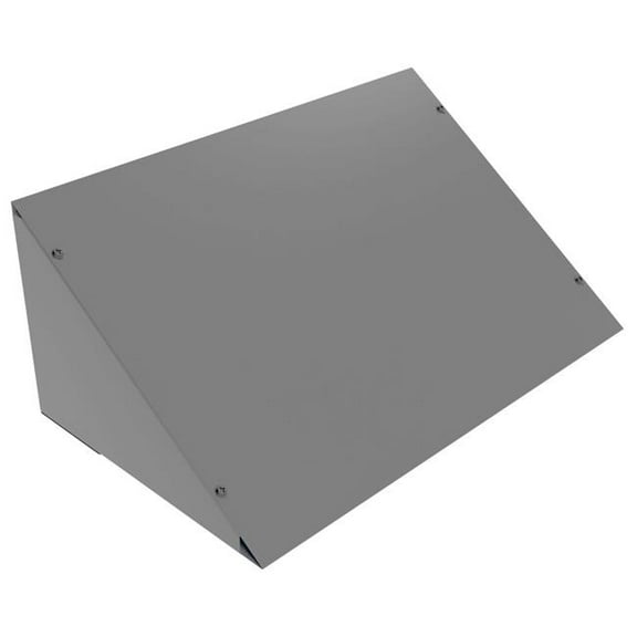 Durham 378-95 Bearing Rack Topper with Ends No. 95, Gray